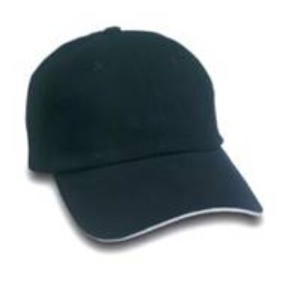 Imported Black & White Cap