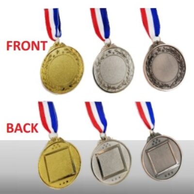 Gold Silver & Bronze Medals