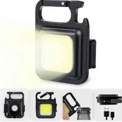 Mini Cob Led Flashlight Keychain